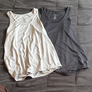 Maje Blue and Gray Tank Tops